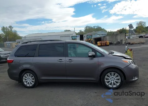 2015 Toyota Sienna Limited Premium 7 Passenger from USA, damaged, VIN 5TDDK3DC4FS116695